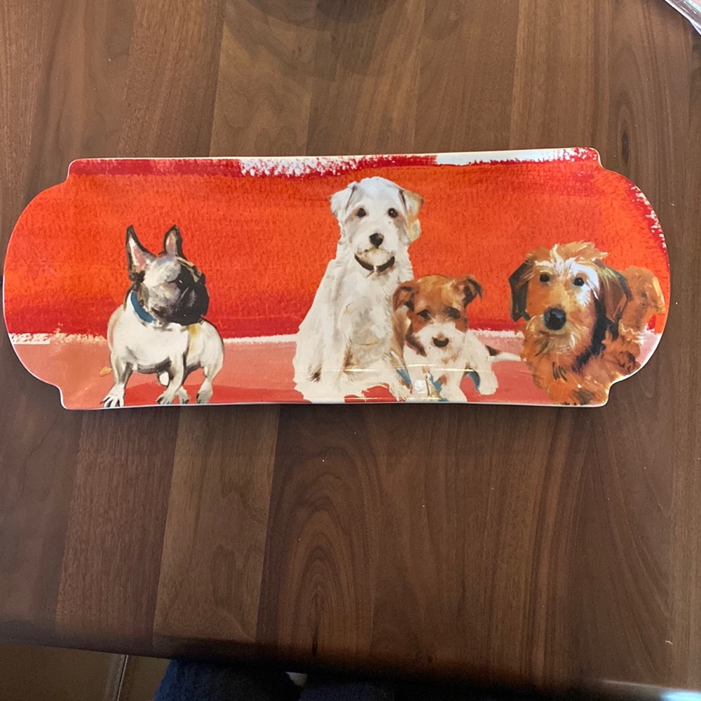 Sally Muir for Anthropologie Dog Serving Platter